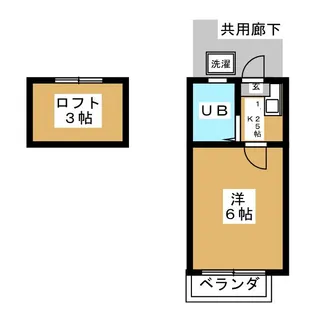 エクセル2【1階】の間取り