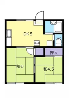 コーポ助永【2階】の間取り