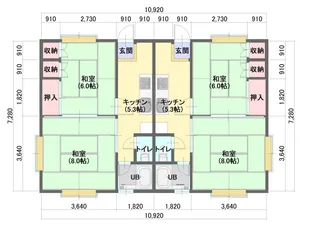 第二三木荘【2階】の間取り