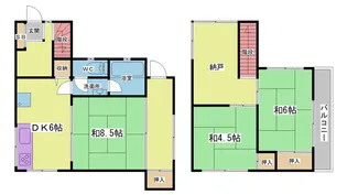 兵庫県神戸市北区鈴蘭台東町3【一戸建】の間取り