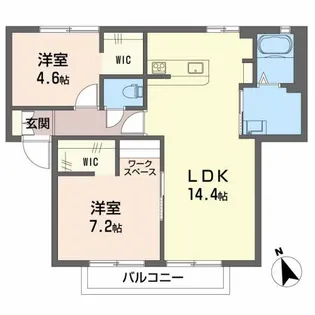 フェニックスタウン【1階】の間取り
