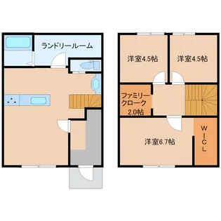 さくらはうす神立【1階】の間取り