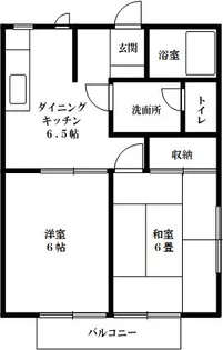 藤代リビエールB【1階】の間取り