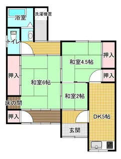 愛媛県新居浜市平形町【一戸建】の間取り