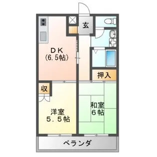 エトワールすみいち【3階】の間取り