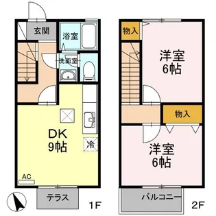 リヴェルテの間取り