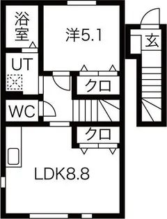 アーバンスタイルII【2階】の間取り