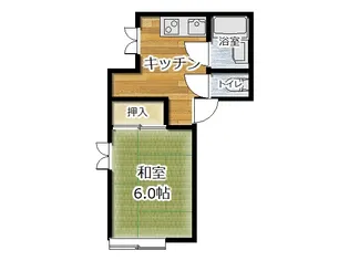 スリーゼ庄内II【2階】の間取り