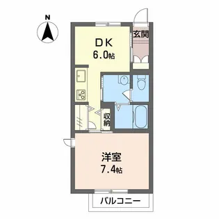 シャーメゾンLUNA【1階】の間取り