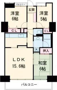 ダイアパレスロイヤルシティ東幸町【7階】の間取り