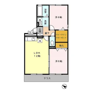 クレールN【2階】の間取り