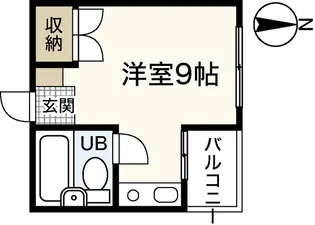 サニーベル住吉【4階】の間取り