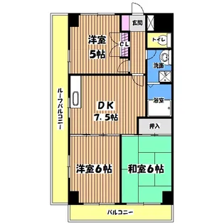 イーストビレッジ【2階】の間取り