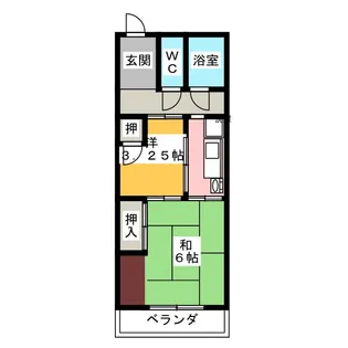 丸井荘【2階】の間取り