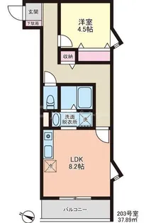 アールメゾン太清居【3階】の間取り