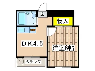 ジュリアハイツ【3階】の間取り