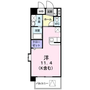 広島県福山市南今津町【マンション】の間取り