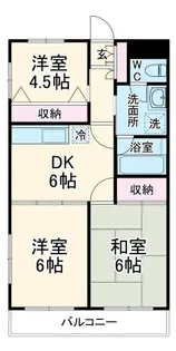 フローレンス【3階】の間取り