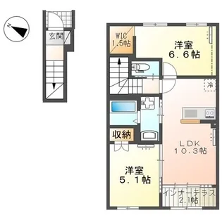 Saga(サーガ)の間取り