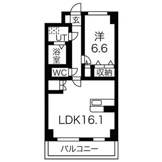 S-FORT宇都宮南大通り【10階】の間取り