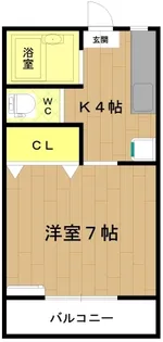 ジョイタウン【2階】の間取り