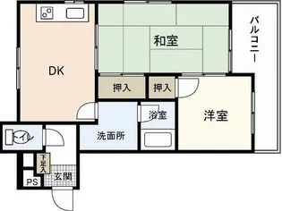7FUKAGAWA【4階】の間取り