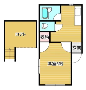 ヴィラ弁天橋【1階】の間取り