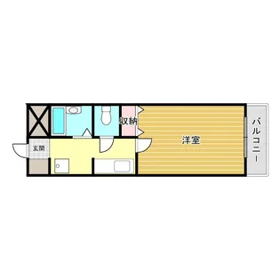 プレミール新大宮【3階】の間取り