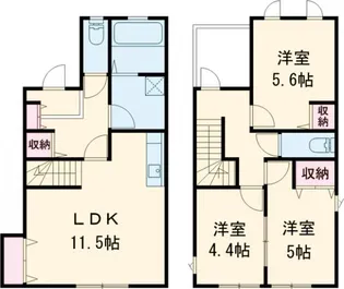 3LDKの間取り画像