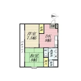 クインハイツ【3階】の間取り