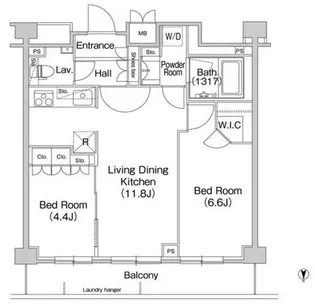東京都世田谷区池尻4【マンション】の間取り