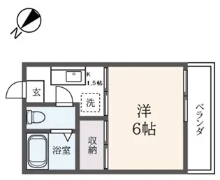 ソネット南町【2階】の間取り