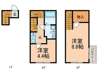 アルデア鷺宮の間取り