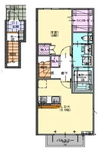パークハウス A・B【2階】の間取り