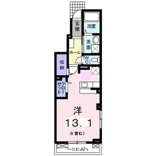 千葉県千葉市中央区星久喜町【アパート】の間取り