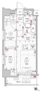 メイクスWアート横浜関内【7階】の間取り