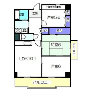 ポルト堺II【8階】の間取り