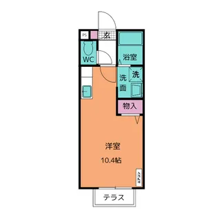 アドバンテージM【1階】の間取り