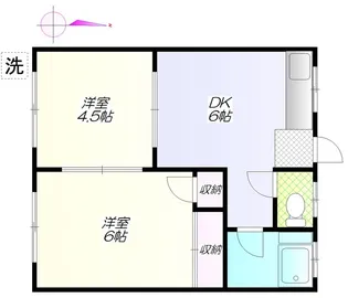青葉荘【1階】の間取り