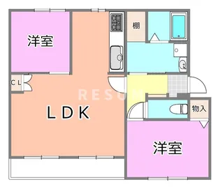 千葉県千葉市美浜区幸町1【マンション】の間取り
