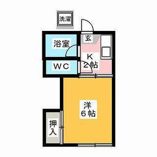 コーポラス桂【2階】の間取り