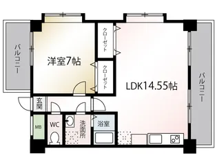 BIT.HUB【4階】の間取り
