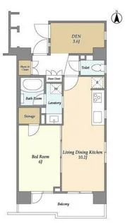 HF学芸大学レジデンス【3階】の間取り
