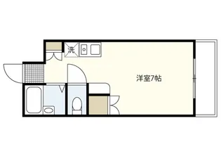 CreerAsahi【4階】の間取り