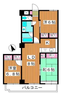ゲオ・タワー池袋【3階】の間取り