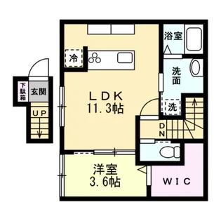 Violet星井町【2階】の間取り