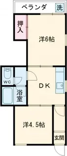 玉木マンション【6階】の間取り