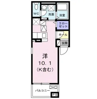 神奈川県小田原市堀之内【アパート】の間取り