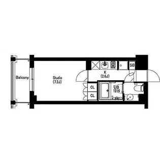 エスティメゾン武蔵小山II【3階】の間取り