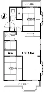 キングレジデンス浜竹【2階】の間取り
